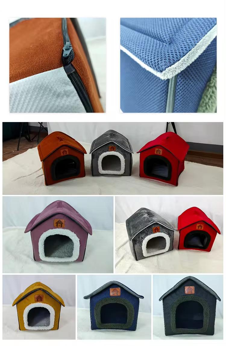 Detachable Pet Cat Bed House