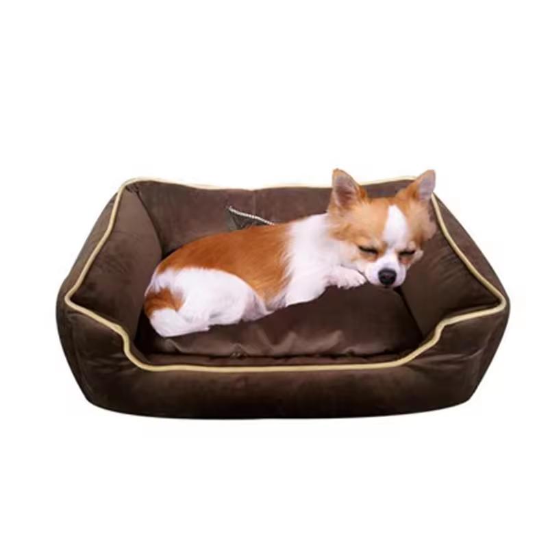 Short Plush Pet Sofa Bed