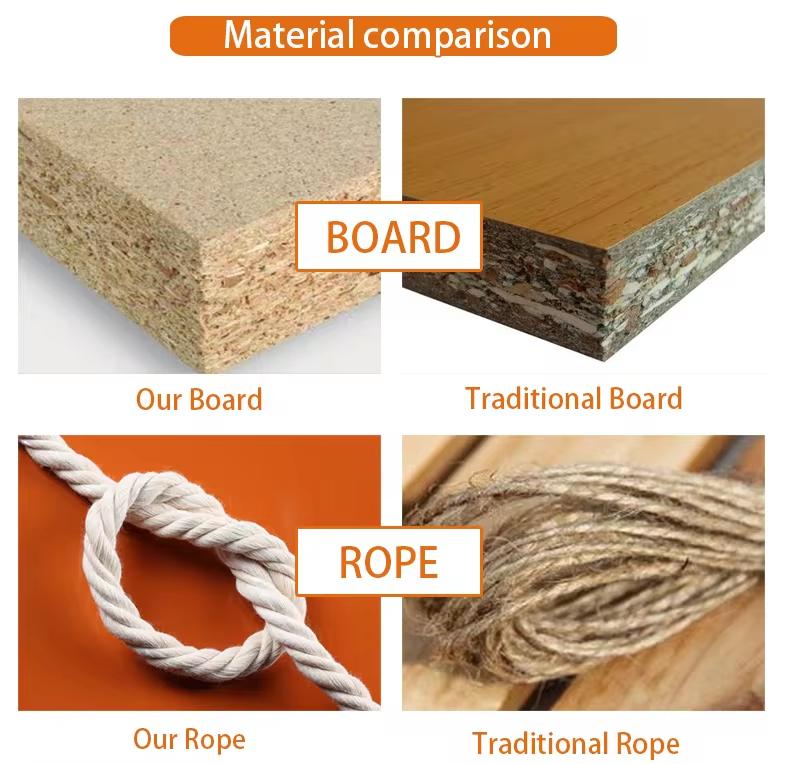 Real Board and Rope