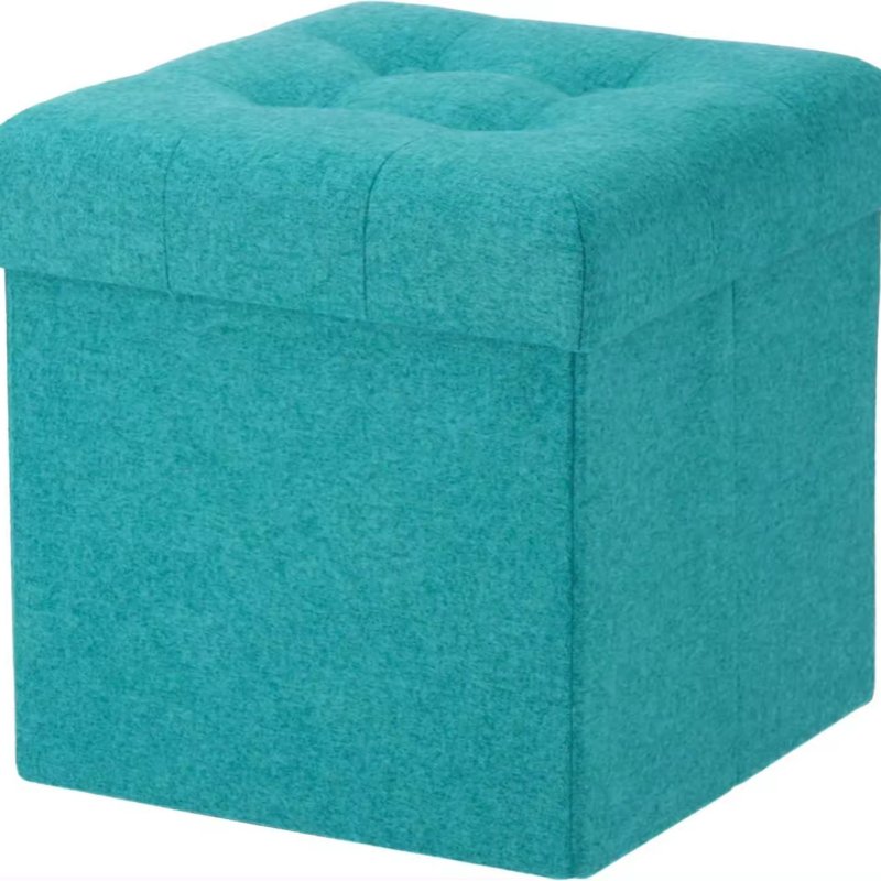 Folding Storage Ottoman