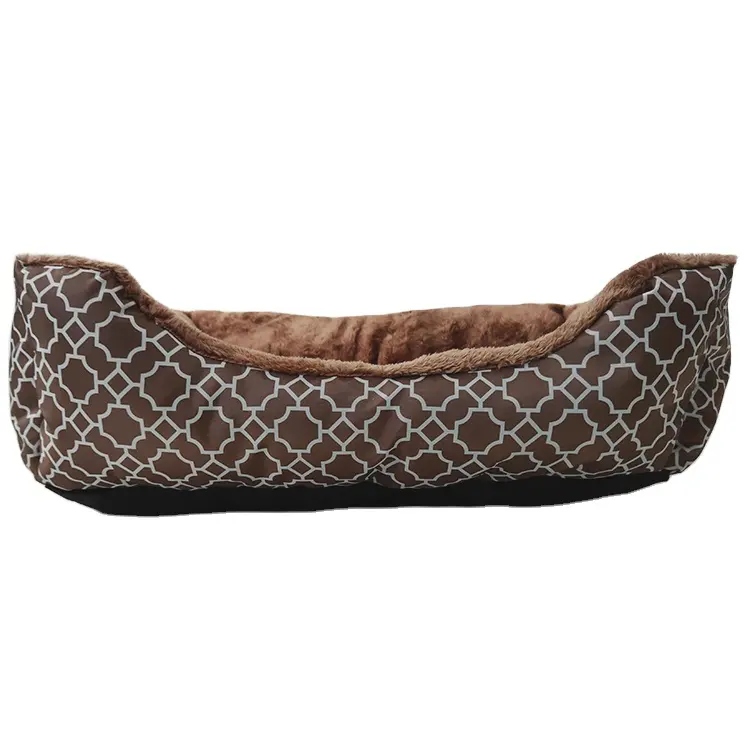 Brown Plush Pet Bed